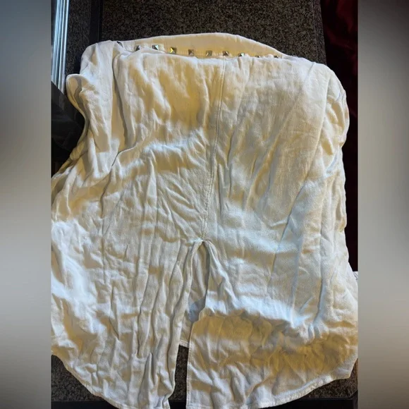 Ariat White Collared Shirt with Studs - Picture 5 of 9